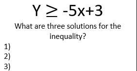 *Remember solutions are found in the shaded area or on a solid line (points on a dashed-example-1