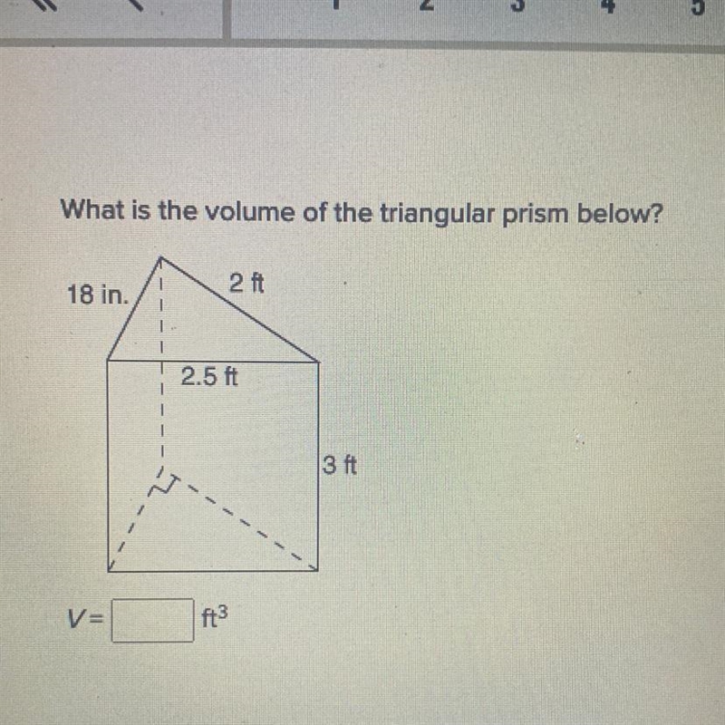 What is the volume of the triangular prism below? and can someone tell me how to do-example-1