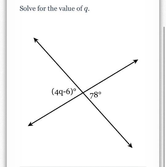 Solve for the value of q.-example-1