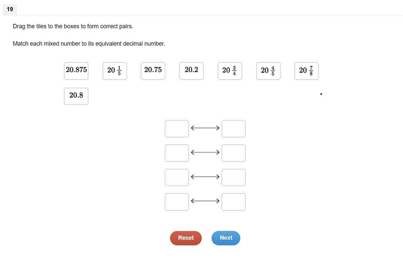 Match each mixed number to its equivalent decimal number.-example-1