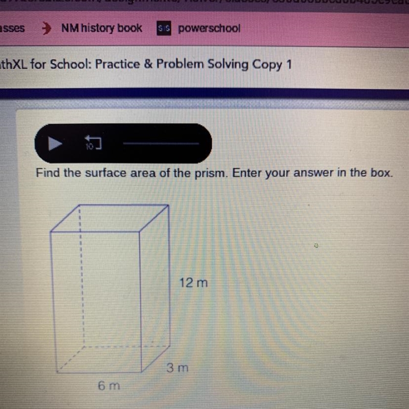 Find the surface area of the prism. Enter your answer in the box.-example-1