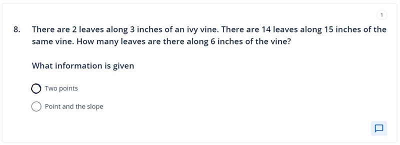 Two points or point and slope?-example-1