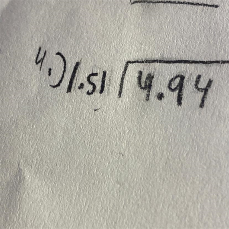 Show Long division steps! WHATS 1.51 divided by 4.94 no faction-example-1