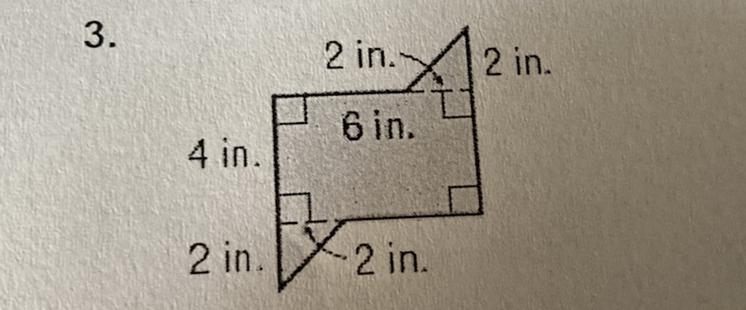 What are the formulas and steps to solve Area of composite figures-example-1