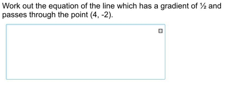 Work out the equation of the line-example-1