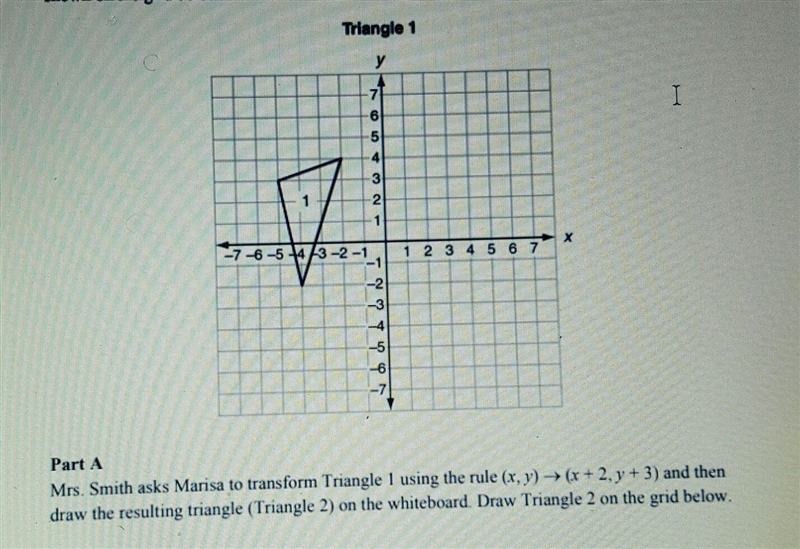 please help me Mrs. Smith has a large grid drawn on a whiteboard at the front of her-example-1