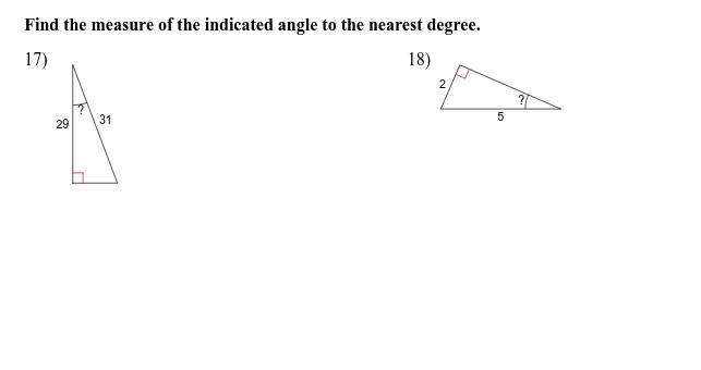 Find the measure of the indicated angle to the nearest degree 29/31-example-1