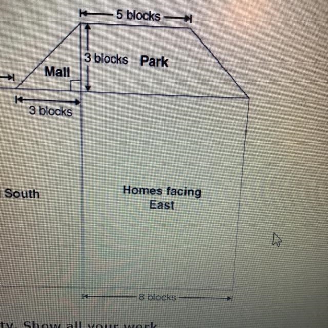 PLEASE HELP What is the area of the park show work of you can pls-example-1