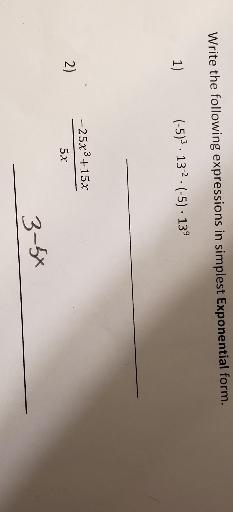 Help is number 2 correct and help for number one​-example-1