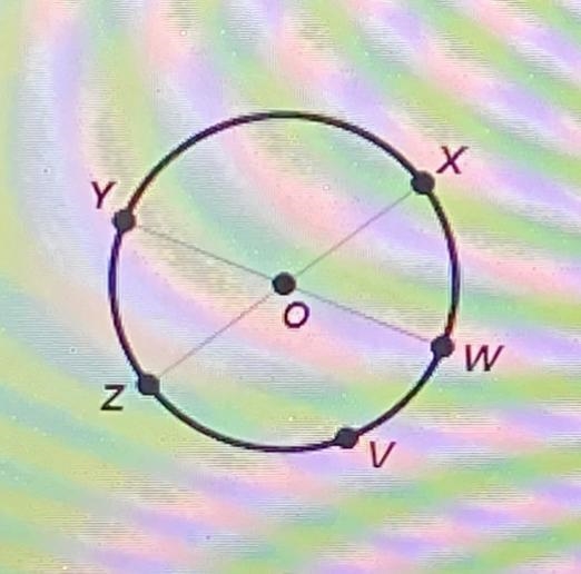 Which of the arcs listed below represents a MAJOR ARC? A. VXY B. VZY C. ZVW D. YVW-example-1