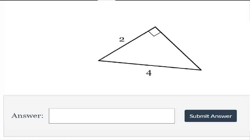 Find the length of the third side. If necessary, round to the nearest tenth Pythagorean-example-1