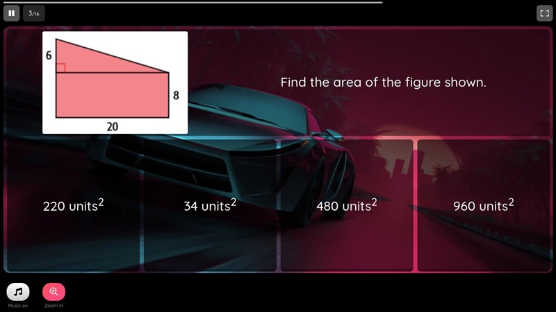 FIND THE AREA OF THE FIGURE BELOW-example-1