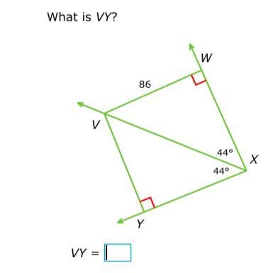 M.2 Triangles and bisectors What is VY?-example-1