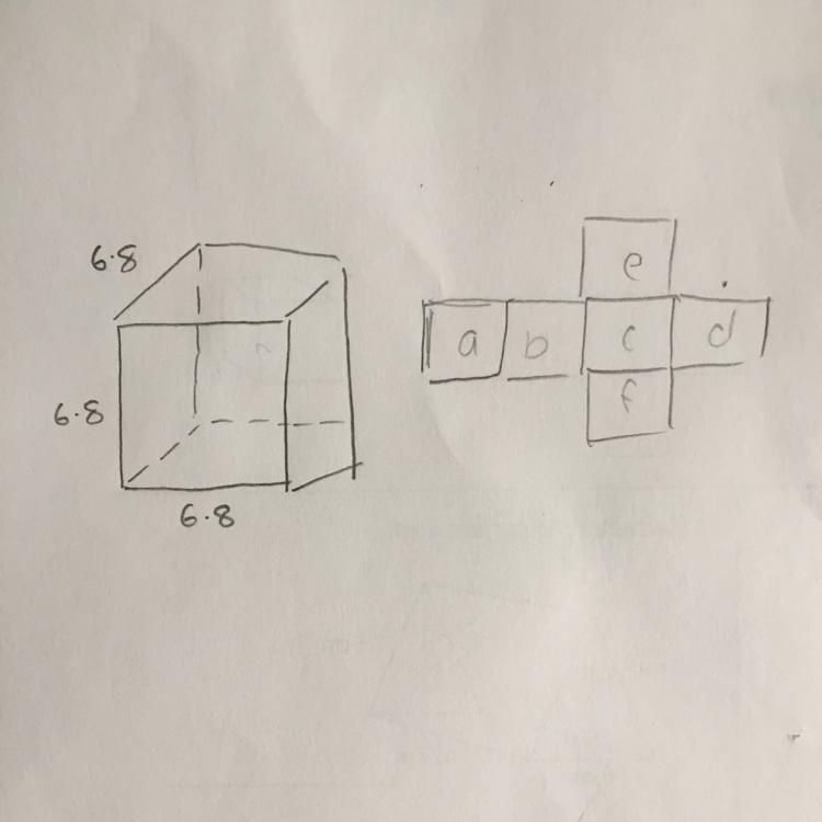 Calculate the surface area of the polyhedra-example-1