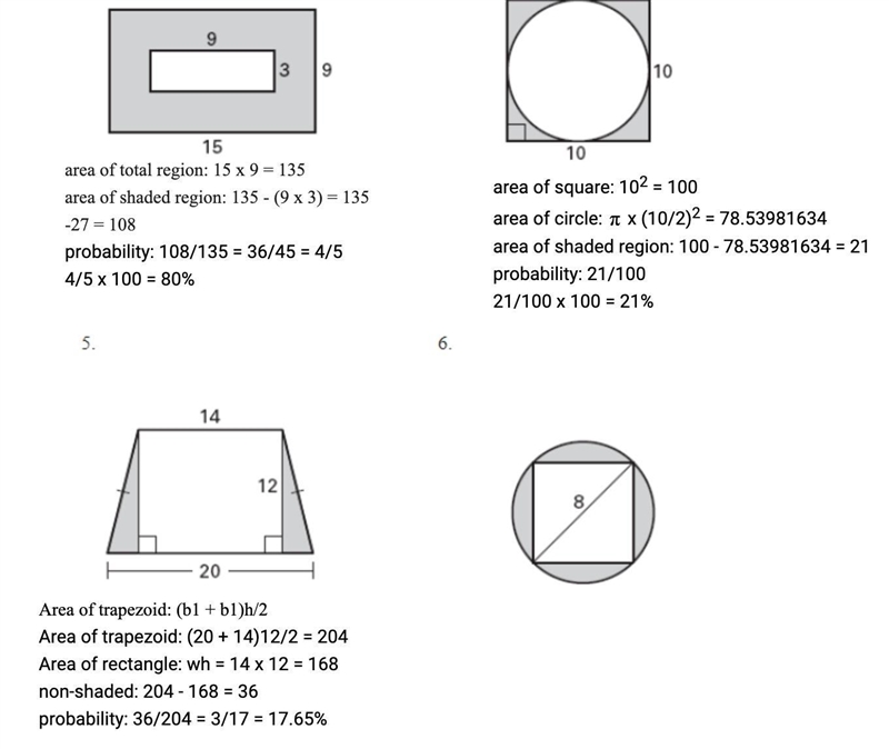 Find the probability that a randomly chosen point is the figure lies in the shaded-example-1