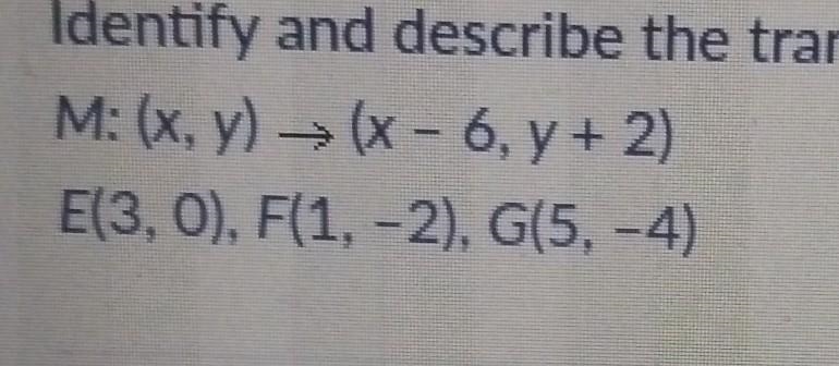 apply the transformation m to the triangle with the given vertices identify and describe-example-1