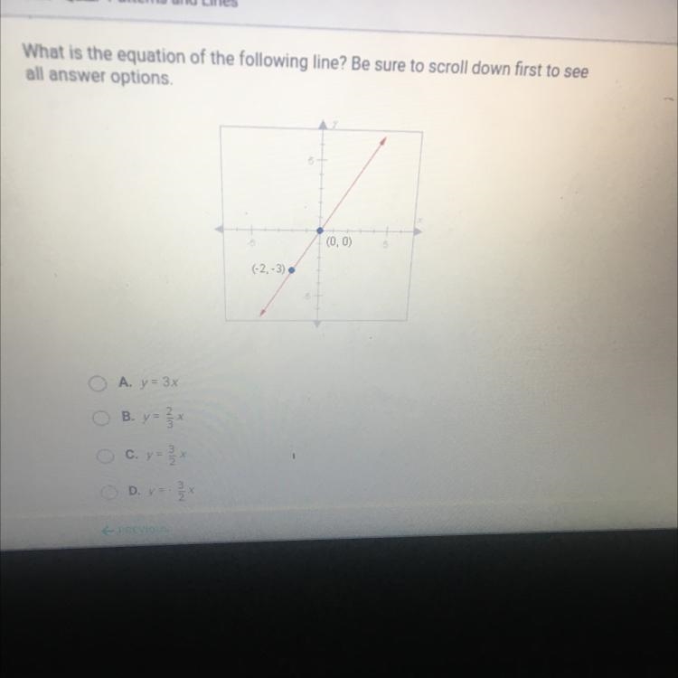 What is the equation of the following line? Be sure to scroll down first to seeall-example-1