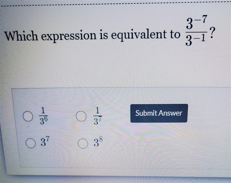 Which expression is equivalent to ​-example-1