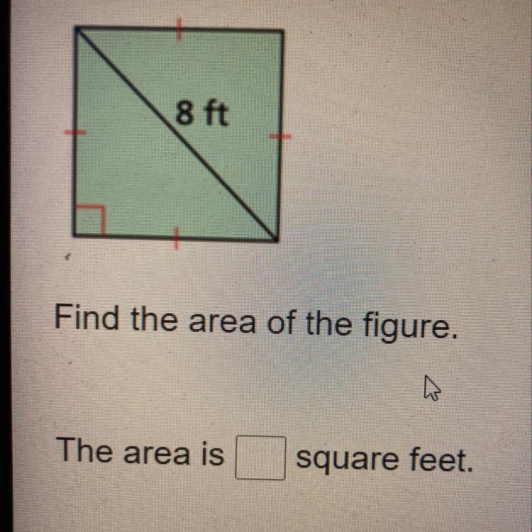 Find the area of the figure-example-1