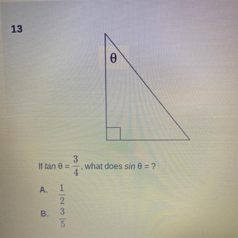 3 If tan 0 = 4 what does sin O = ?-example-1