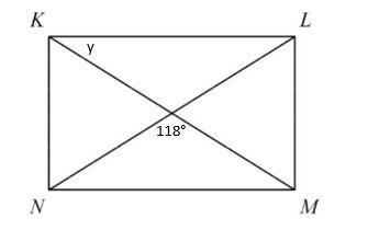 KLMN is a rectangle. Solve for y. Please help :)-example-1