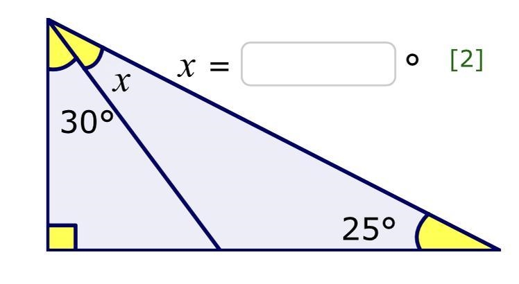 What is x? thank you!-example-1