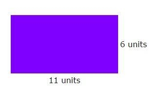 The area of the rectangle above is____square units.-example-1