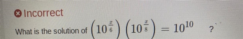 (10^x/6) (10^x/8)=10^10-example-1