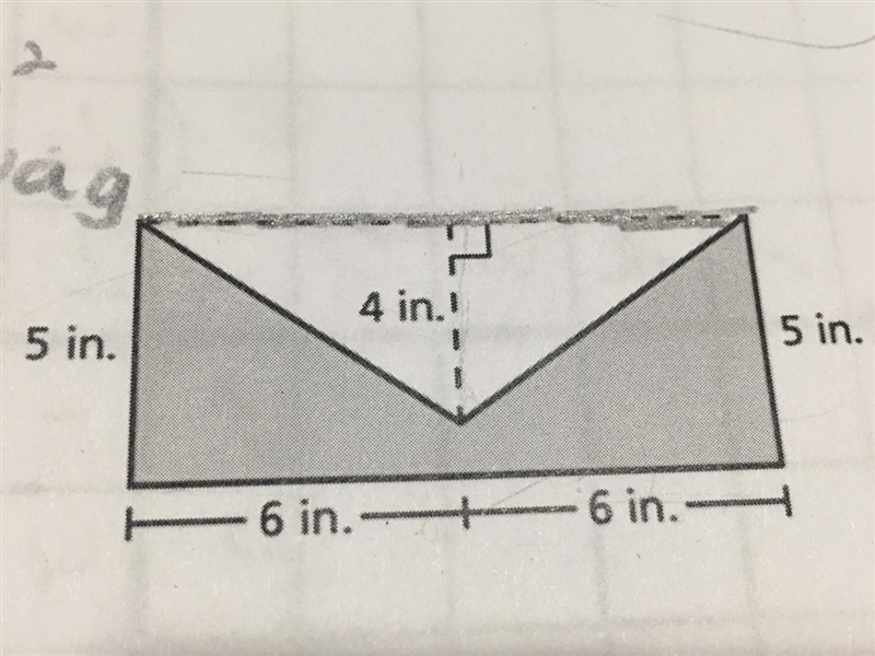 Find the area of the figure-example-1