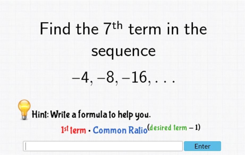 PLS HELP!!!!!!!! GEOMETRIC SEQUENCE!!!!!-example-1