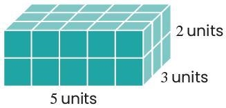 What expression represents the volume of this prism as a product of the area of its-example-1