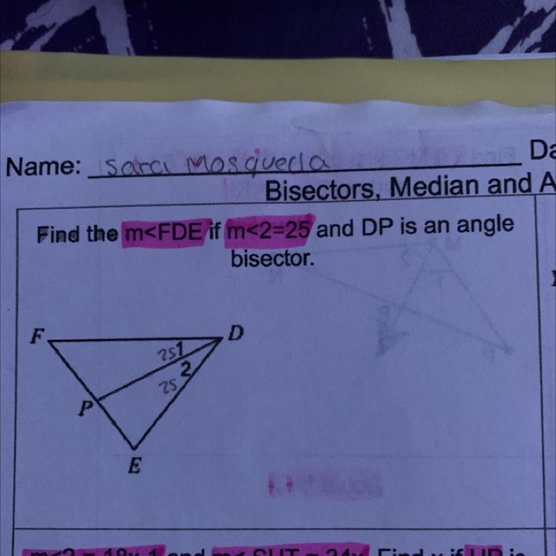 Find the m bisector.-example-1