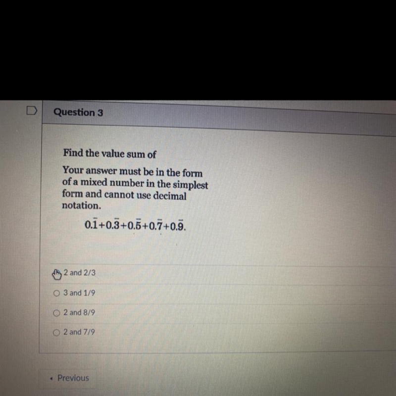 Find the value sum of Your answer must be in the form of a mixed number in the simplest-example-1