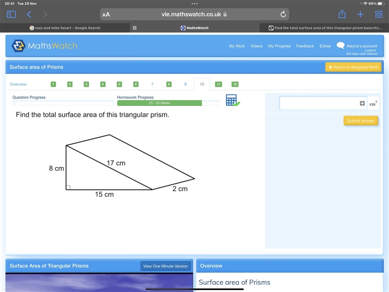 Find total surface area of triangular prism-example-1