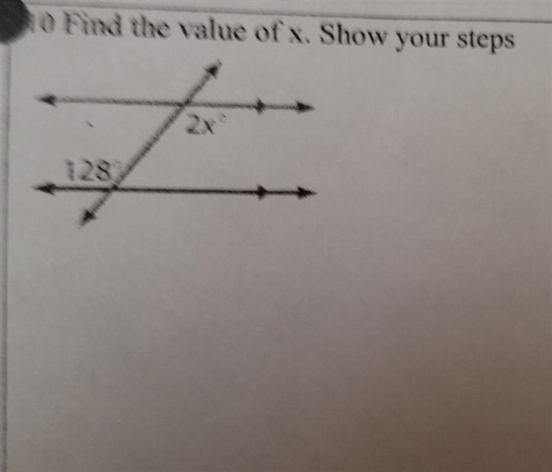 Can someone find the value of x and show the steps pls​-example-1