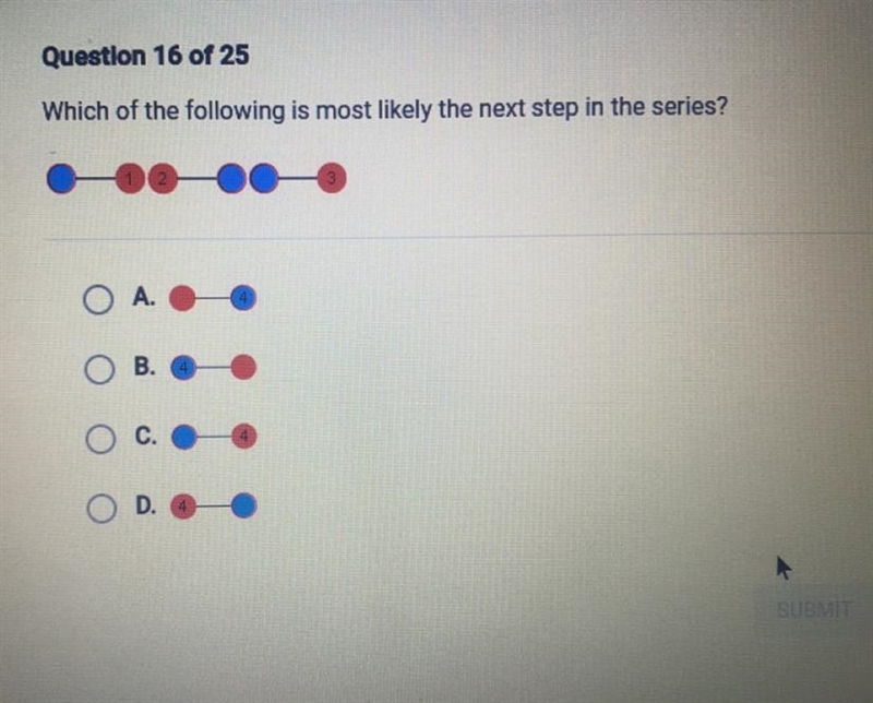 Which of the following is most likely the next step in the series?-example-1