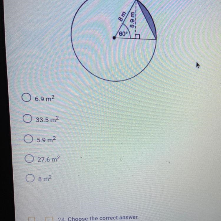 Find the area of the sector.-example-1