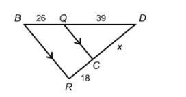 Solve for x: A. 13 B. 14 C. 12 D. 11-example-1