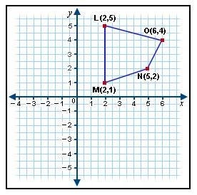 Quadrilateral LMNO is reflected about the x-axis. What are the coordinates of the-example-1