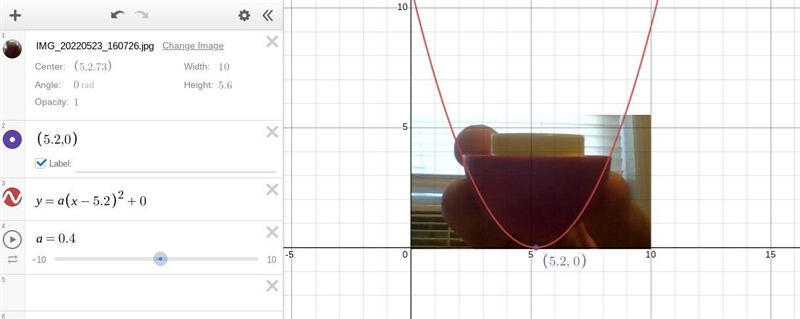 Can someone help me find the Axis of Symmetry and Range for my parabola graph please-example-1