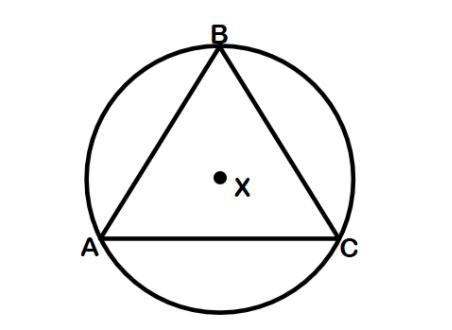 Equilateral triangle ABC is inscribed in circle X. What is the measure of arc CB?-example-1