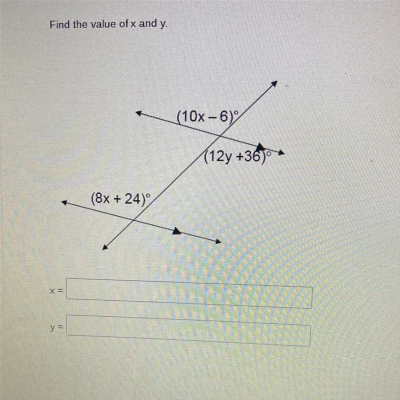 Find the value of x and y-example-1