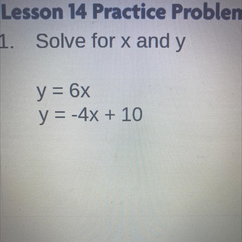 How do you solve this equation with substitution, I was absent for school today and-example-1