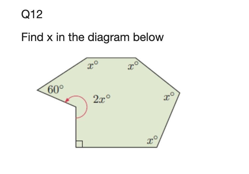 Please help me with find x in the diagram below-example-1