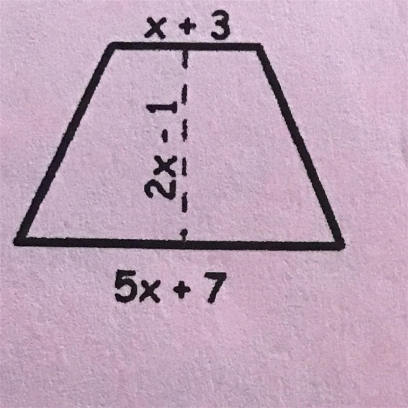 Write an expression for the area of each shape provided. Make sure it’s in simplest-example-1