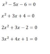 Which equation has no real solutions-example-1