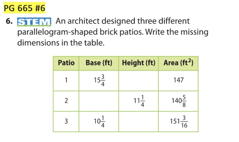 I accidentally forgot how to calculate height pls help! im in 6th grade btw-example-1