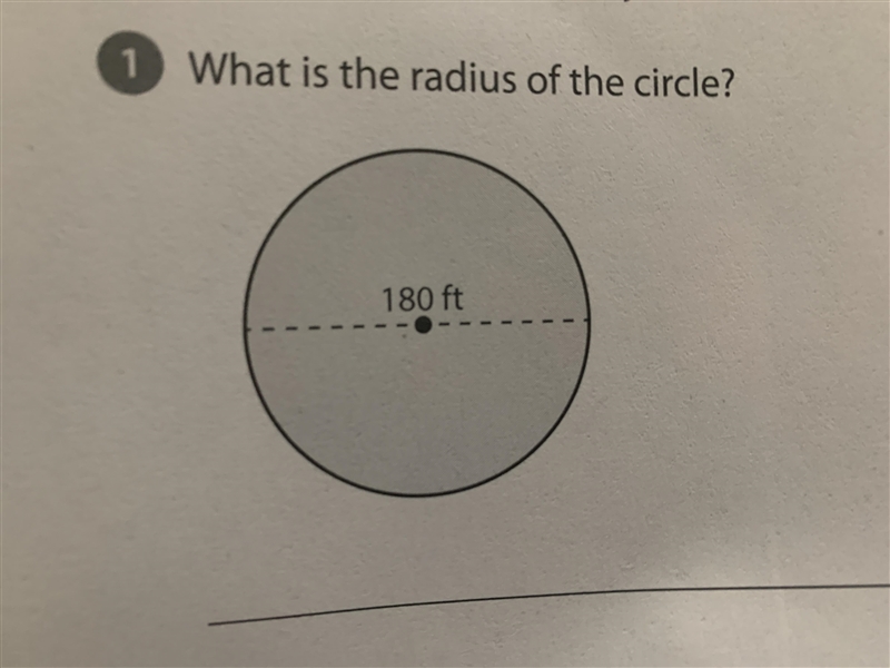 What is the radius of the circle-example-1