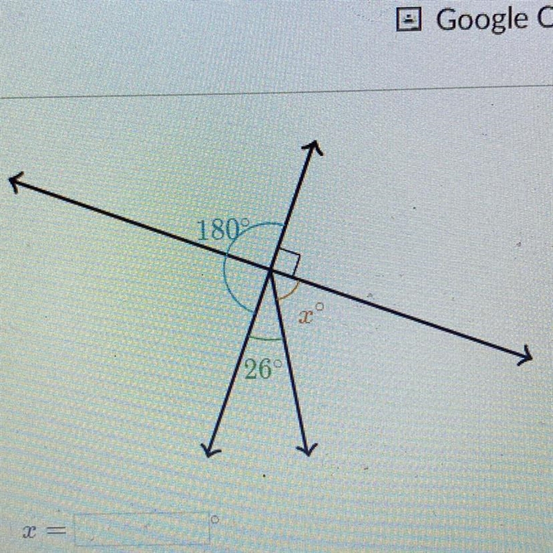 180° 26° X = ??????????-example-1