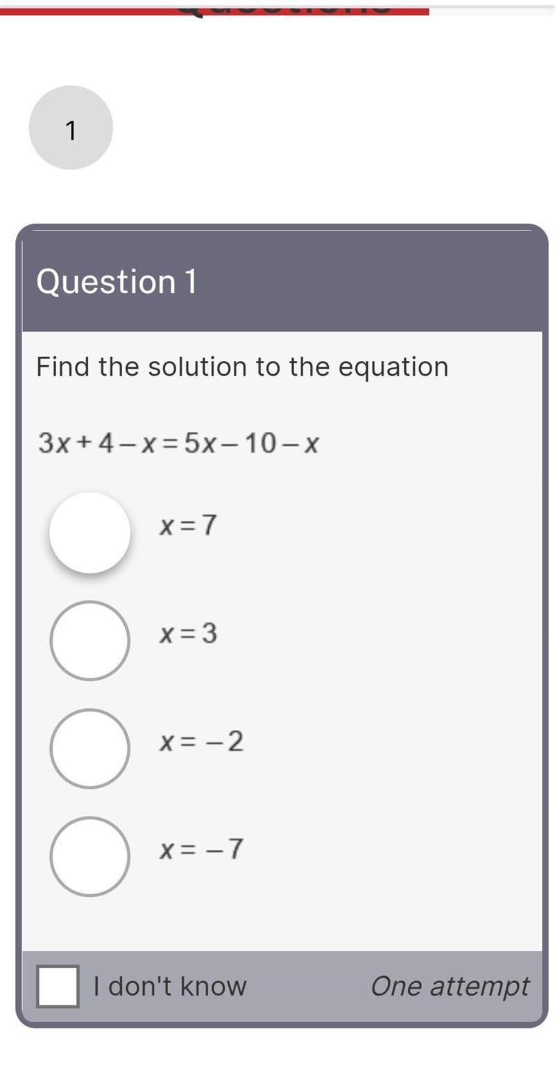 Hello, I need help with this equation as I am terrible at math. What is the solution-example-1